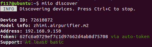 先安装miio,再进行设备发现