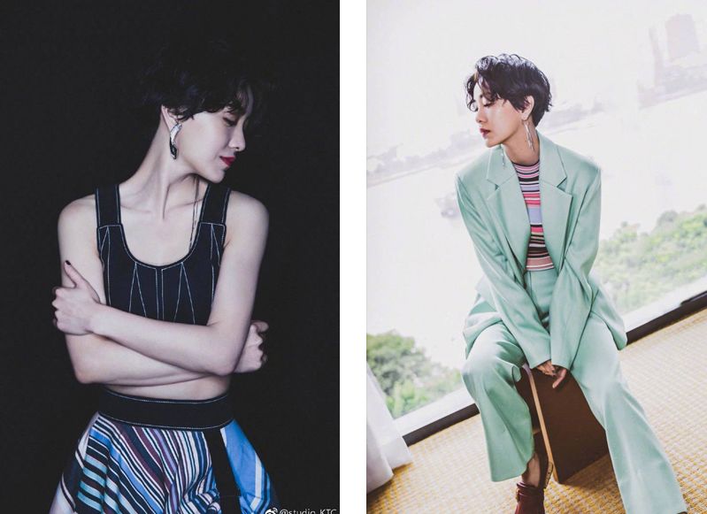 郭采洁短发造型图片_郭采洁的老公是谁_郭采洁