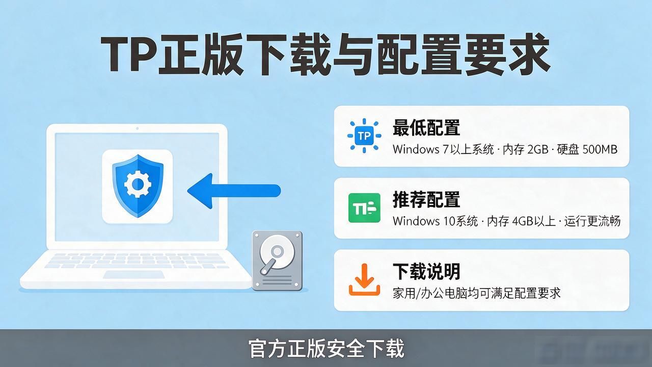 TP正版官方软件下载时间及系统要求_系统要求电脑配置_腾讯工具下载时间